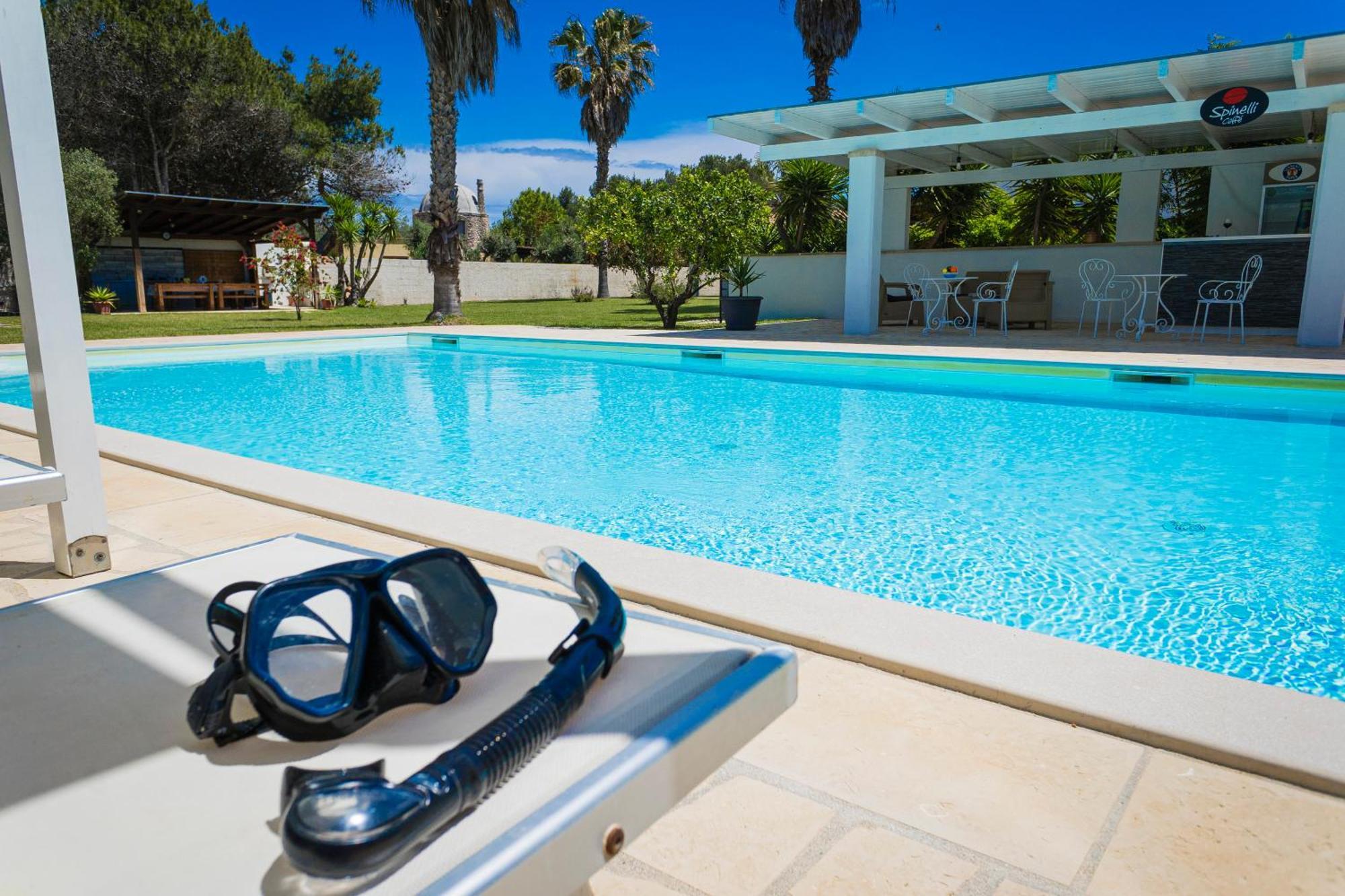 Villa El Capitano With Garden And Pool - Happy Rentals Muro Leccese Dış mekan fotoğraf