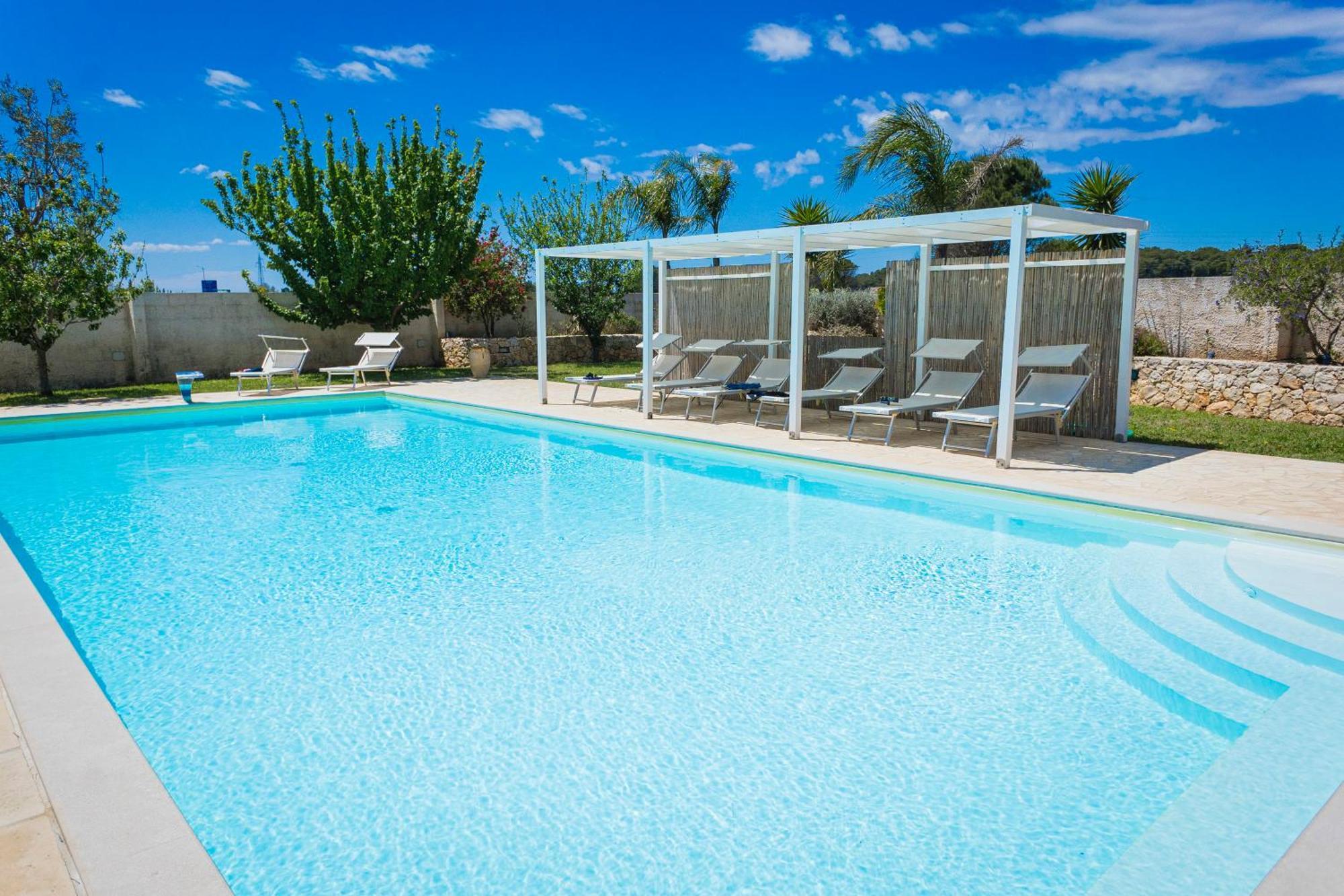 Villa El Capitano With Garden And Pool - Happy Rentals Muro Leccese Dış mekan fotoğraf